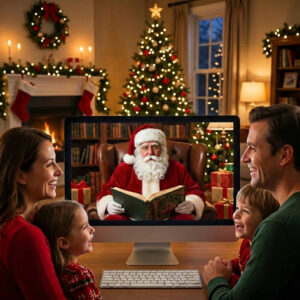 Santa-telling-a-story